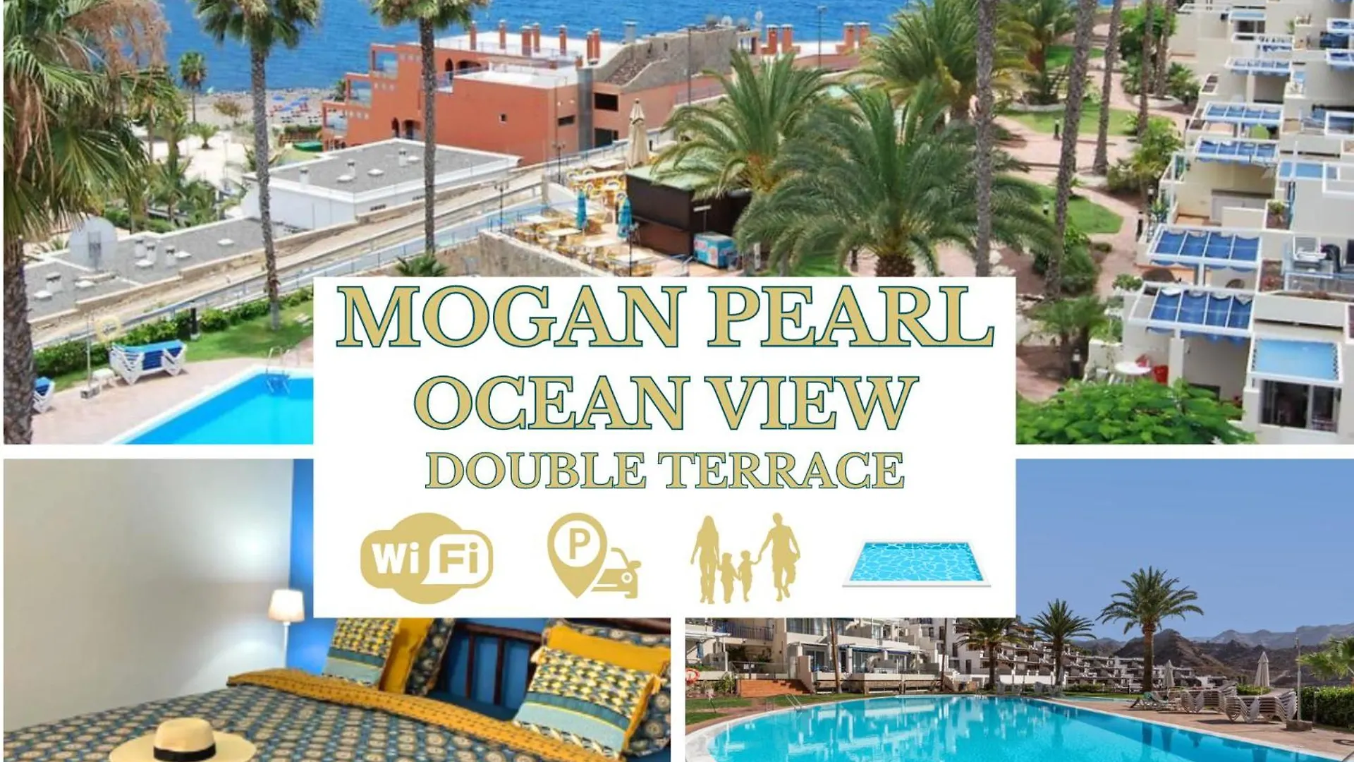 Mogan Pearl - Pool - Double Terrace - Ocean View - Beach - Wifi - Wonderful Complex - Free Digital Travel Guide Playa Del Cura